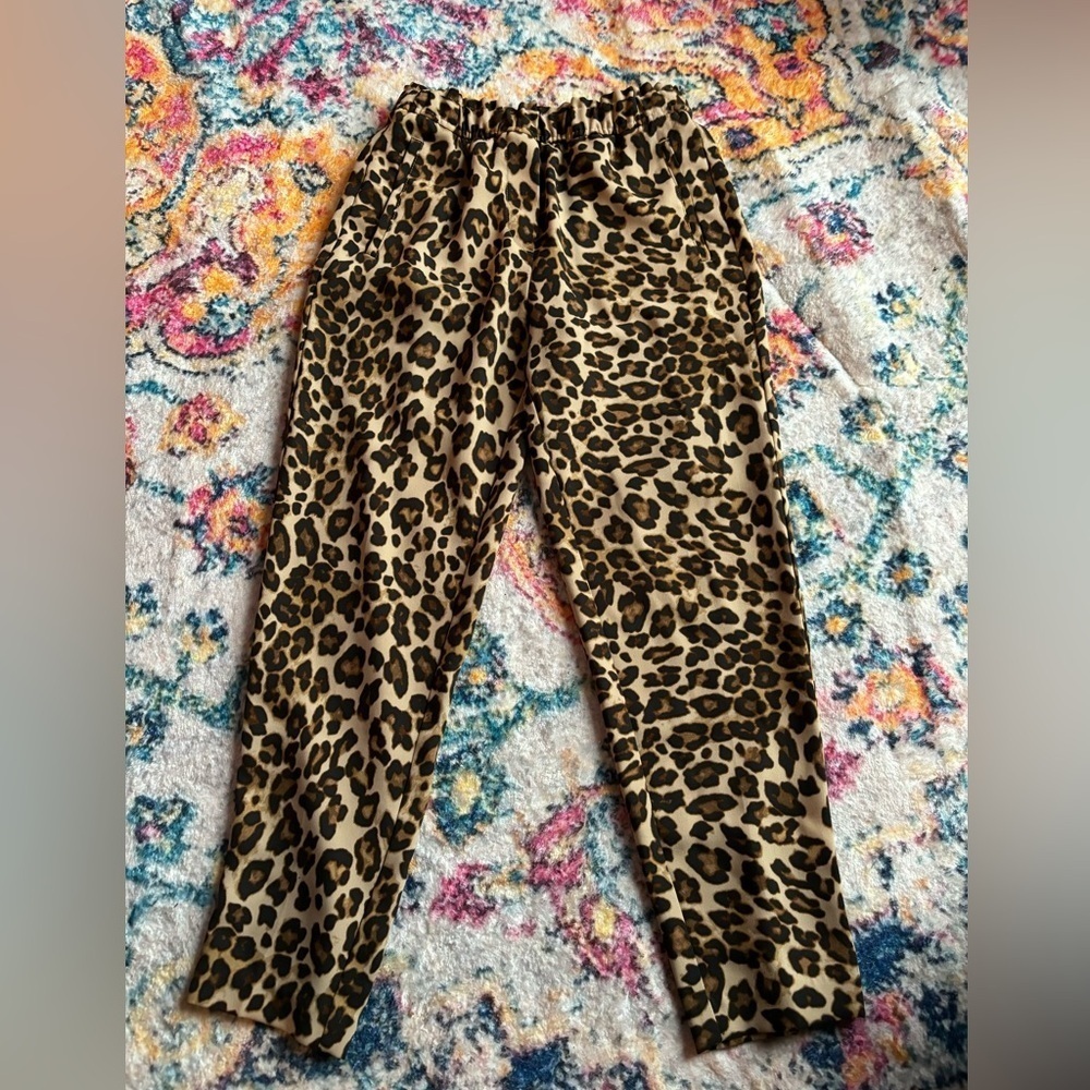 Cheetah Print Pants Size 2